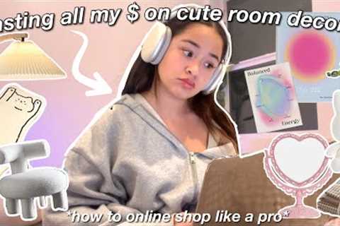 online shopping for my DREAM room/apartment (decor haul, online shopping tips, + wishlist ideas!)