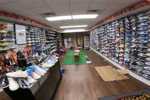 OPENING UP A NEW SNEAKER STORE. BEHIND THE SCENES. TRUE LIFE I SELL SNEAKERS FOR A LIVING!