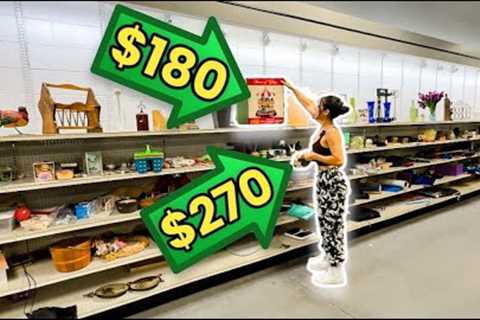 THIS GOODWILL WAS CRAZY! Massive Profit from Thrifting Everyday Items at Thrift Store - Reseller