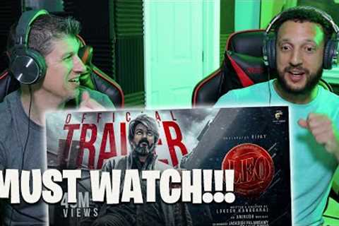 LEO - Official Trailer | Thalapathy Vijay | Lokesh Kanagaraj | Anirudh Ravichander REACTION!!!