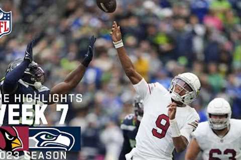 Arizona Cardinals vs. Seattle Seahawks | 2023 Week 7 Game Highlights