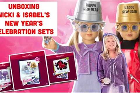 Unboxing Opening Review: AG American Girl Nicki &amp; Isabel New Year Celebration Red Vinyl Jumper