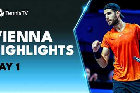 Zverev Takes On Ofner; Khachanov, Norrie &amp; Lehecka All Feature | Vienna 2023 Highlights Day 1