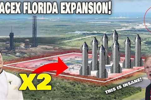 SpaceX insane decision to expand 100-acre factory in Florida...