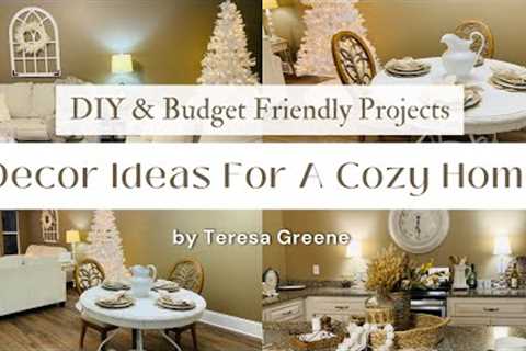 Decor Ideas For A COZY Home! DIY &amp; Budget Friendly Projects #diy #homedecor #decor
