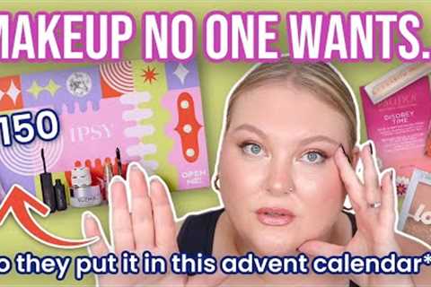 I Feel Like I Got Scammed... $150 IPSY Beauty Advent Calendar Unboxing