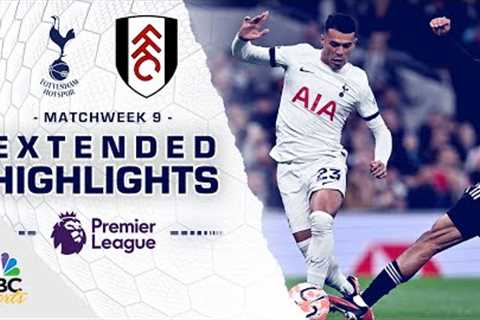 Tottenham Hotspur v. Fulham | PREMIER LEAGUE HIGHLIGHTS | 10/23/2023 | NBC Sports