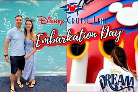 Disney Cruise Line Embarkation Day Vlog 🚢 Boarding the Disney Dream at Southampton l aclaireytale..