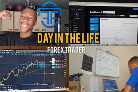 Day In The Life Of A Beginner Forex Trader (TRADING A $100K PROPFIRM CHALLENGE ACCOUNT, FIRST TIME)