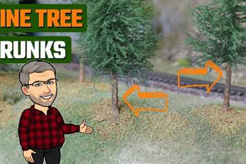 Amazing Model Tree Trunks for Model Railroad Scenery