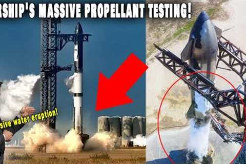 IT HAPPENED! SpaceX Starship's massive propellant TESTING &amp; New Water Deluge upgrade erupted...