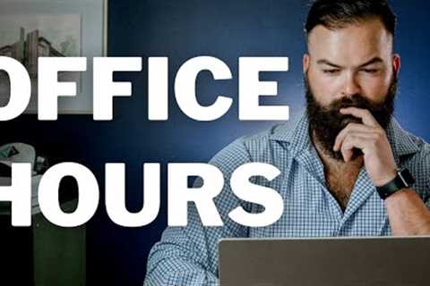Why I'm Getting My GC License, Leasing to The Govt., Marketing Space for Lease (Office Hours)
