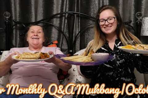 Our Monthly Q&amp;A Mukbang|October