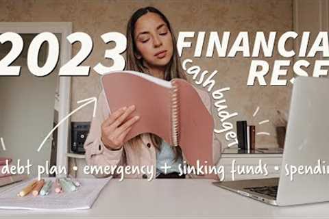 2023 FINANCIAL RESET | debt payoff plan 💸 budgeting sinking funds, emergency savings &amp; more...