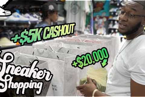 $5,000+ Cashout!! Flazo Goes Sneaker Shopping at MO3SOLES!!!