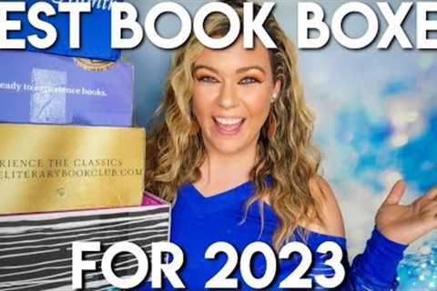 MEGA BOOK SUBSCRIPTION BOX UNBOXING 2023 + COUPON CODES | 5 SUBSCRIPTION BOXES!