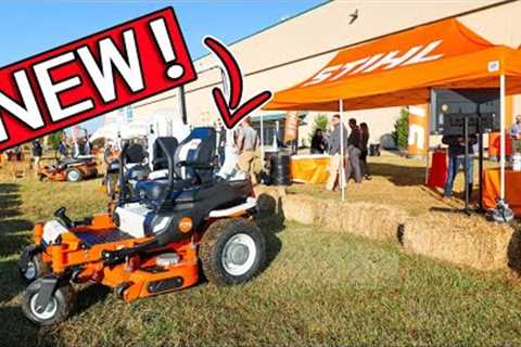 New STIHL Equipment EQUIP EXPO 2023 ► New BATTERY Zero Turn?!