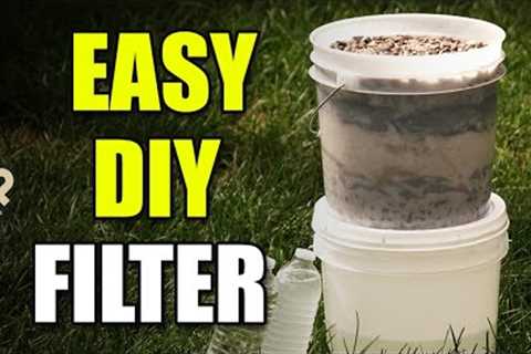 How to Make a Water Filter With Available Items (Enhanced Microbial Removal) - DIY
