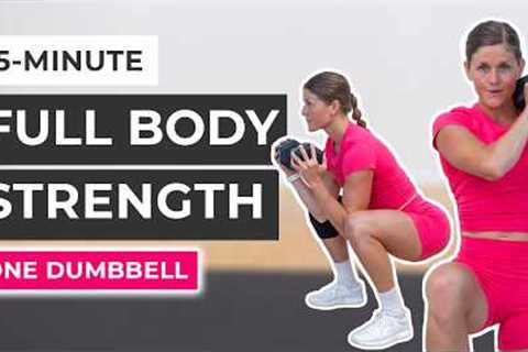 15-Minute One Dumbbell Workout (Full Body Strength)