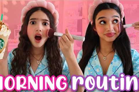 COPYING MY 15 YEAR OLD SISTER'S HIGH SCHOOL MORNING ROUTINE!