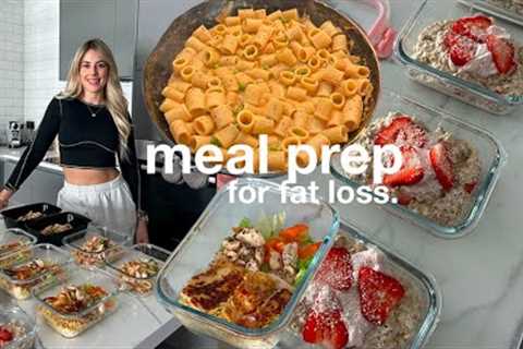 EASY MEAL PREP FOR WEIGHT LOSS | quick &amp; healthy recipes for the week