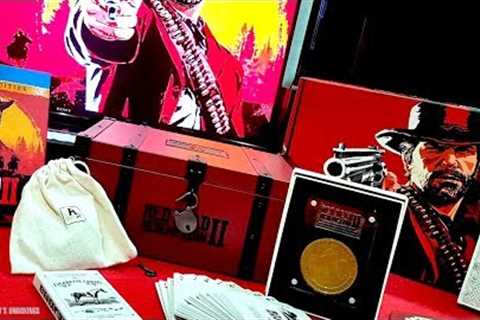 Red Dead Redemption 2 COLLECTOR'S EDITION Unboxing! | Midnight Launch