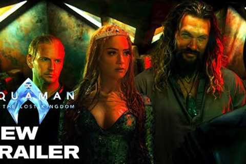 AQUAMAN 2: The Lost Kingdom – New Trailer (2023) Jason Momoa Movie | Warner Bros (HD)