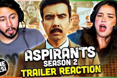 ASPIRANTS Season 2 Official Trailer Reaction! | Prime Video India