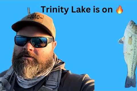Second Day Fishing Trinity Lake and It Was on Fire