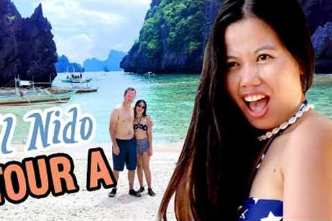All Day Island-Hopping Tour in El Nido. The Philippines.
