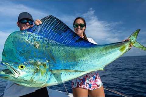 MASSIVE Mexican Mahi Mahi! Catch Clean Cook