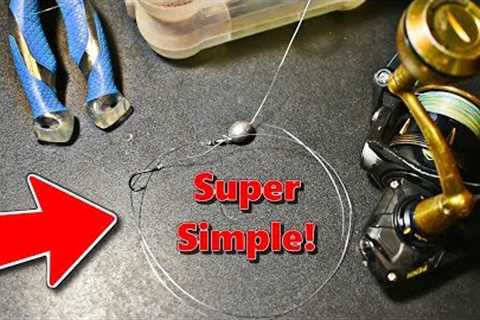 The *EASIEST* Saltwater Fishing Rig To Make &amp; Use! (SIMPLE)