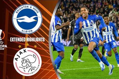 Brighton vs. Ajax: Extended Highlights | UEL Group Stage MD 3 | CBS Sports Golazo