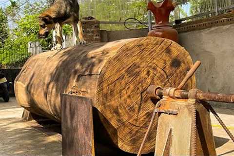 Giant Wood Projects // 1m90 x 80cm Amazing Skill of Woodworker