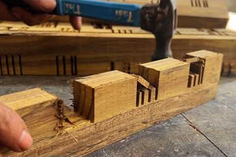 DIY Wood Projects // Creative Reading Table and Stool