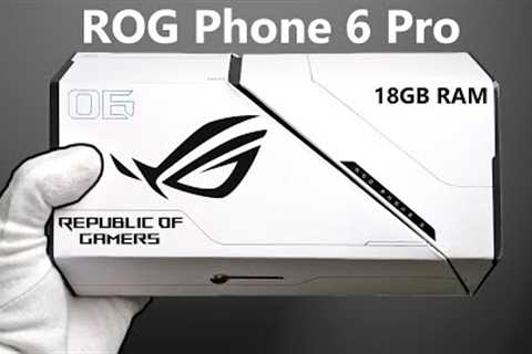 The ROG Phone 6 Pro Unboxing - A Monster Gaming Smartphone + Gameplay