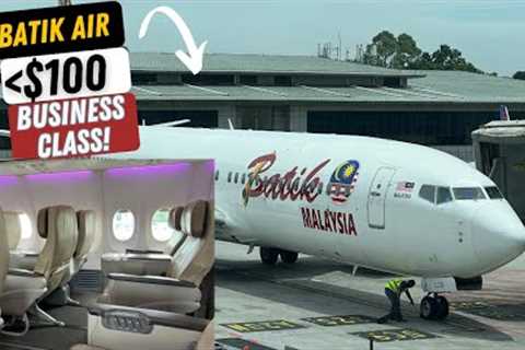 Can Batik Air's UNDER $100 BUSINESS CLASS actually disappoint? Kuala Lumpur - Langkawi Flight Review