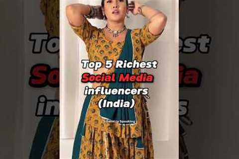 Top 5 Richest Social media influencers | #shorts #influencer