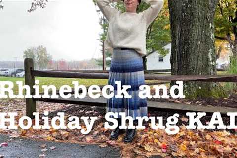 Pairs Well With Knitting: Rhinebeck and Holiday Shrug Club KAL