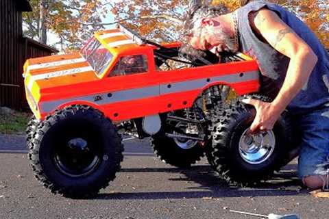 Feast for Eyes, I put 15 deep tread blower tires on the Mega Truck | RC ADVENTURES