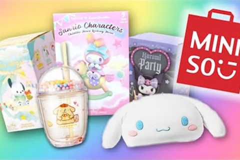 BUYING ONLY SANRIO AT MINISO! (Shop with me, Unlimited Budget #miniso)