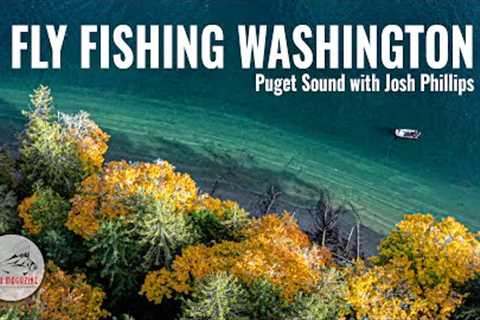 FLY FISHING the PUGET SOUND: Cutthroat &amp; Coho fishing with Josh Phillips