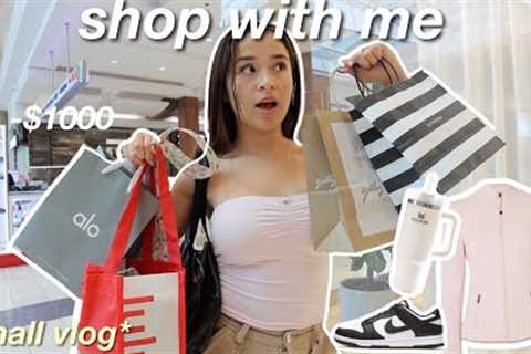 SHOPPING VLOG 🛍️ huge clothing haul, back to school essentials, buying a new wardrobe + fit inspo