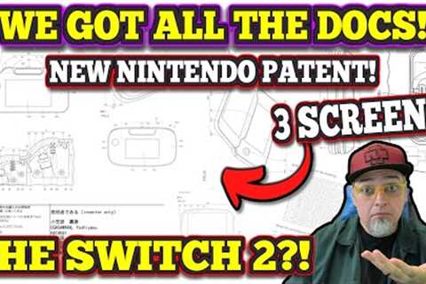 NEW Nintendo Switch With 3 SCREENS? We Got All The Images &amp; Patent INFO! Is It The SWITCH 2?!