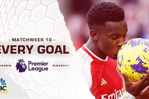 Every Premier League goal from Matchweek 10 (2023-24) | NBC Sports