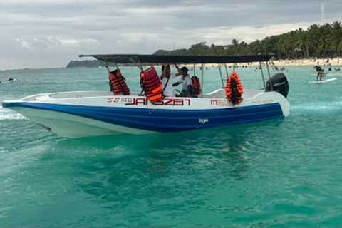 Our jet boat ride to go island hopping!