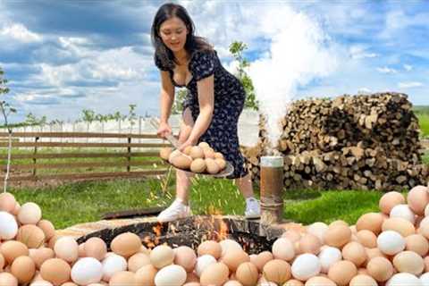 😧How to Cook 100 Eggs in a Tandoor! The Great Gastronomic Adventure