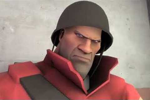 The rock eyebrow raise meme but TF2