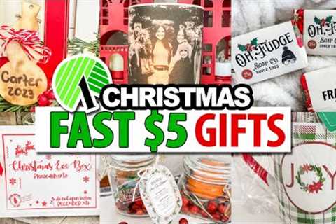 The *BEST* $5 Gift Ideas made in 5 Minutes!  Dollar Tree Christmas DIYs 2023
