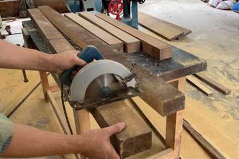 Perfect Bed Design Using Solid Hardwood || Extremely Great Woodworking Skills